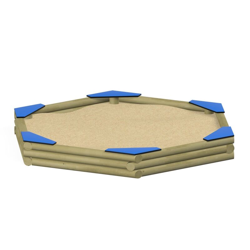 Hexagonal Sandbox with Seats