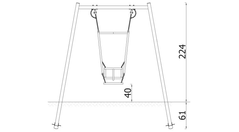 Quadro Metal Swing 31205 with Parent and Child Seat - 31236_2.jpg