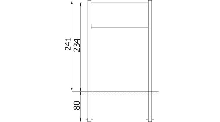 High pull-up bars Yellow - 1508-C_5.jpg