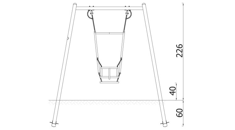 Metal swing 31204 with Parent and Child Seat (Orbis or A4K) - 31235_2.jpg